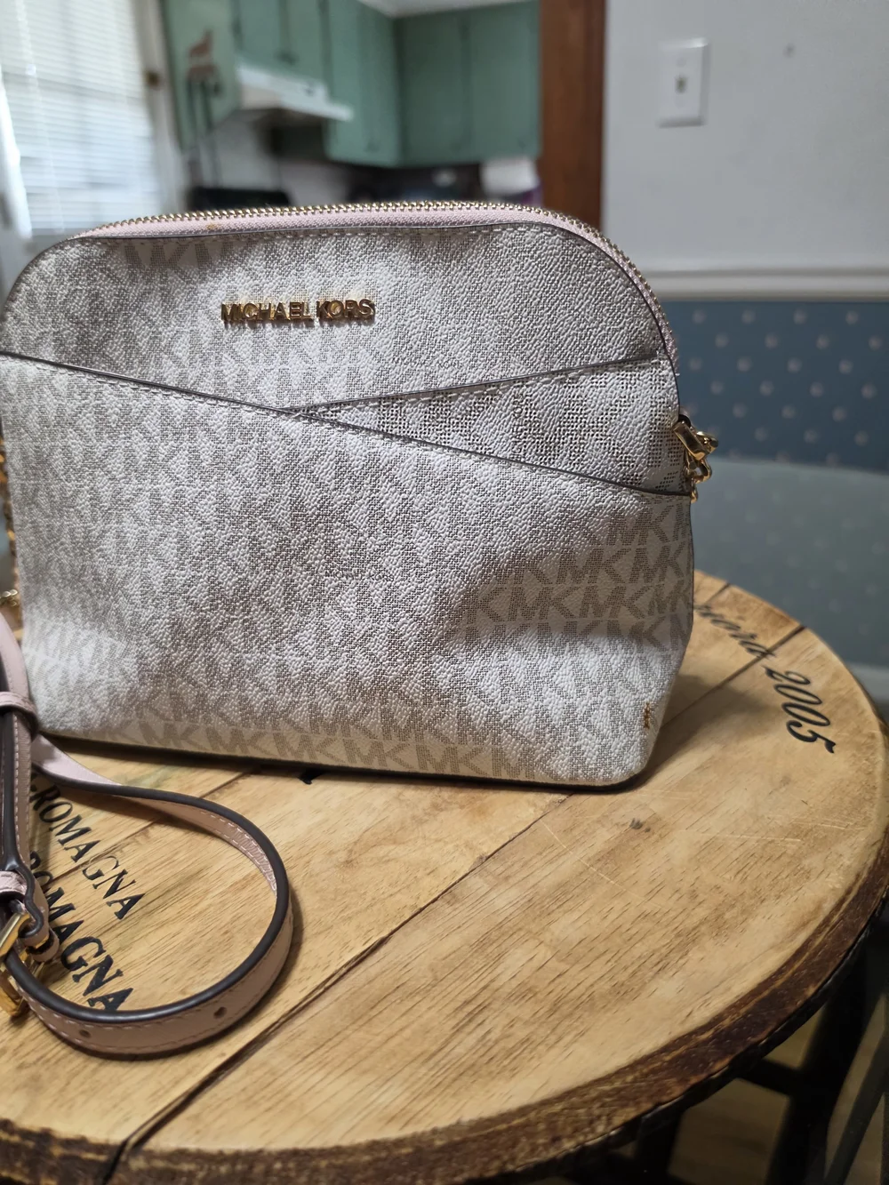 Michael Kors Pink Signature Crossbody Bag